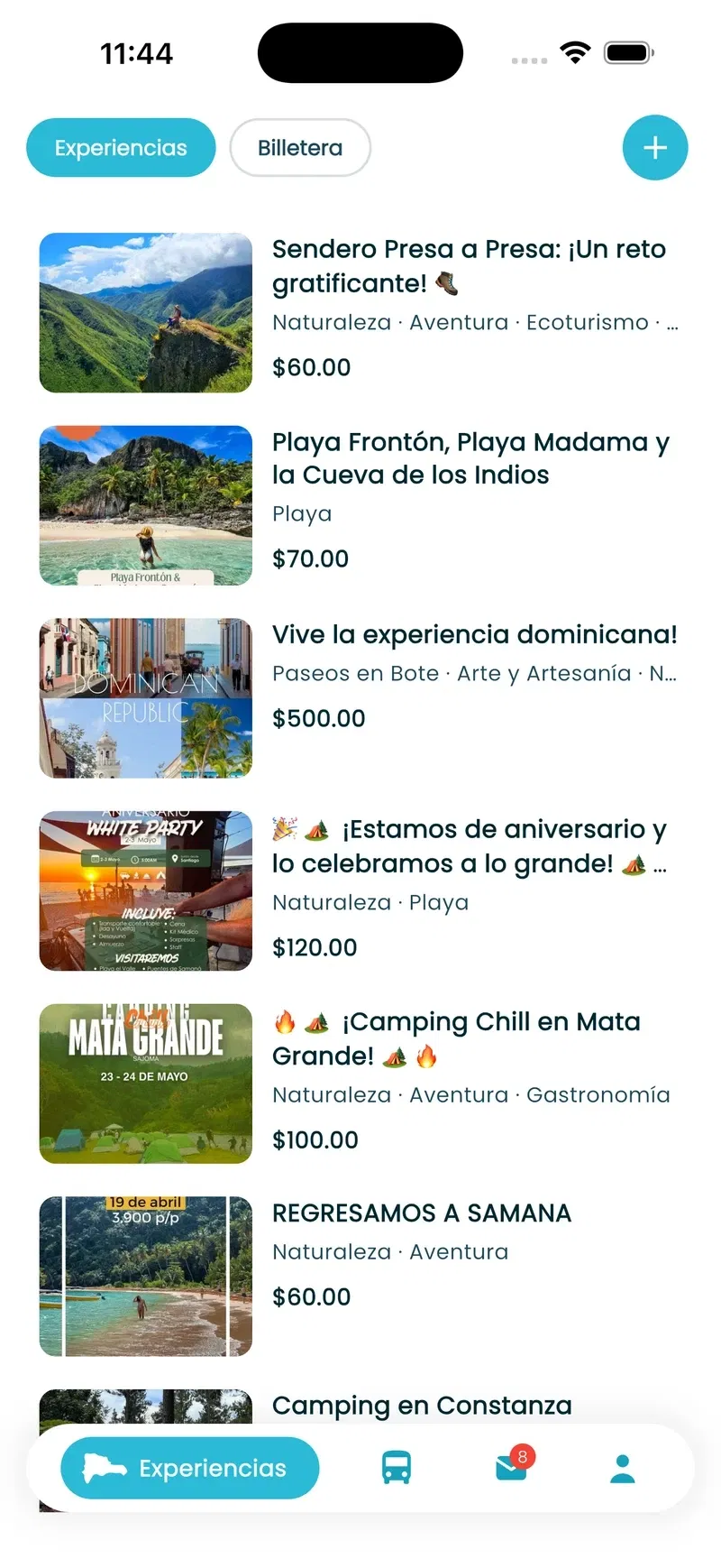 DominGo Partners mobile dashboard