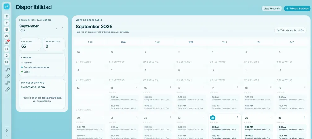 DominGo Partners web calendar